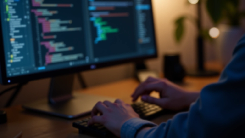 Developer working with CSS animation code and editor