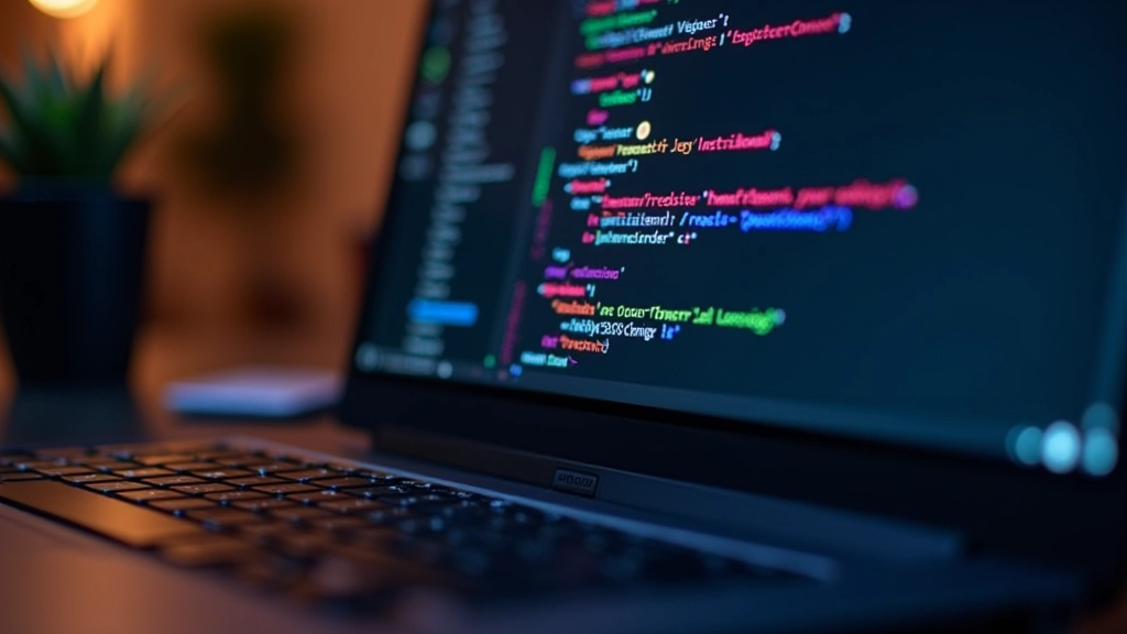 Laptop showing CSS keyframes and timing functions